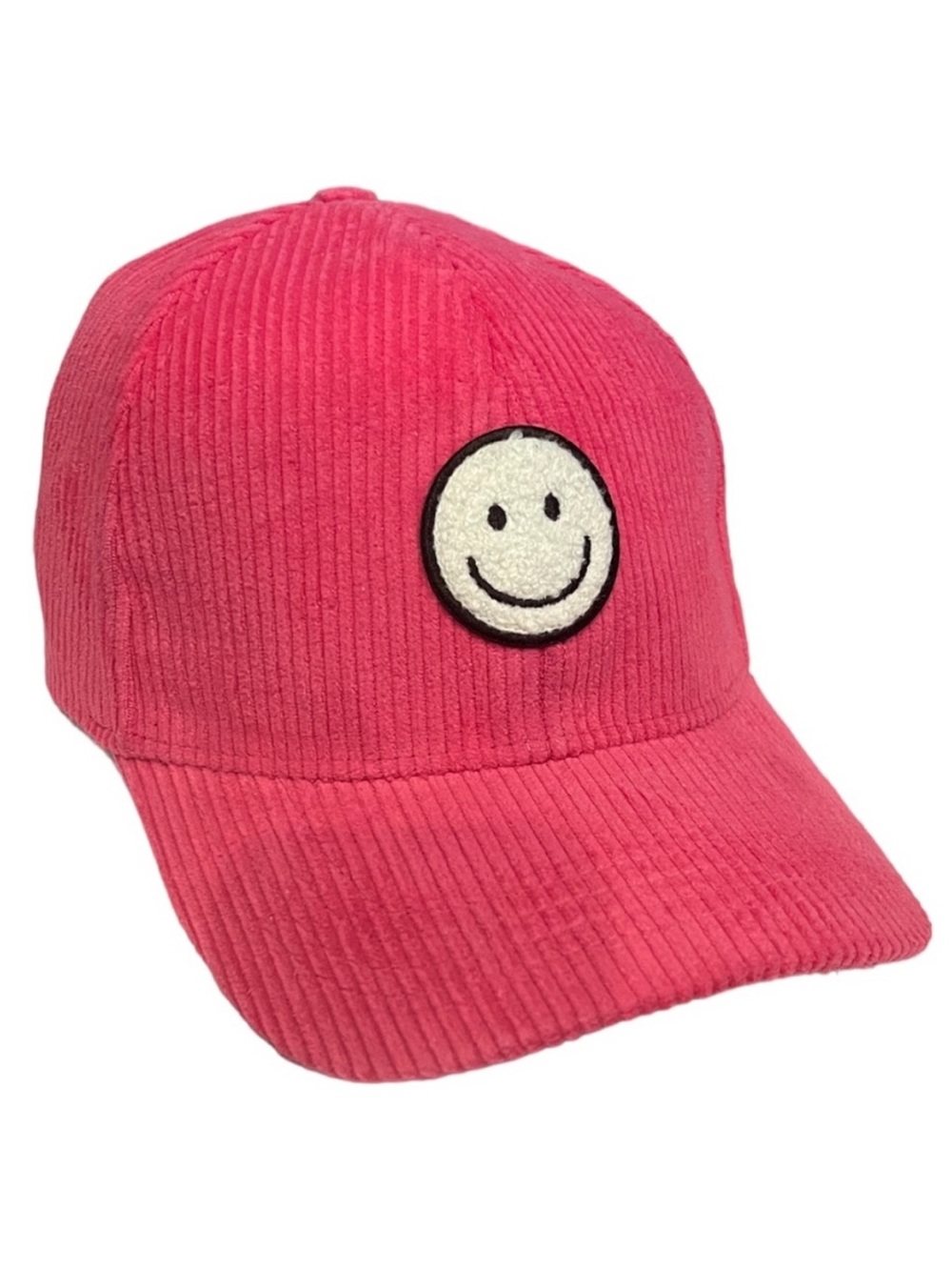 Pink Smile Patch Baseball Cap NWT